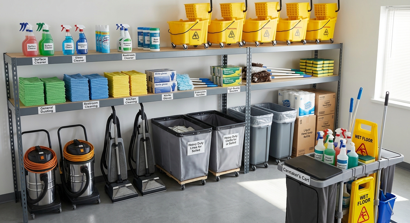Professional Cleaning Materials